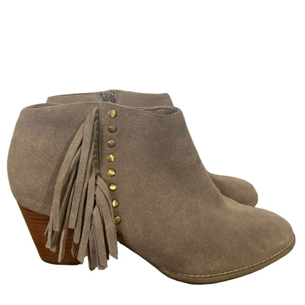 Vionic suede fringed